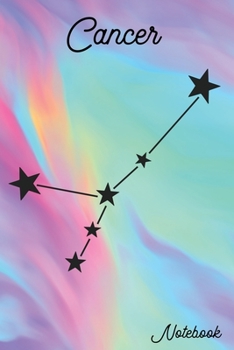 Cancer Notebook: The Crab - June 21-July 22 - Lined 6 x 9-inch size with 120 pages