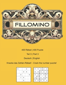 Paperback Fillomino - 400 Puzzle - Teil 3 Part 3 - Deutsch English [German] Book