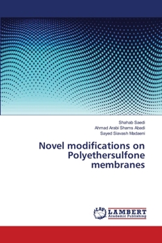 Paperback Novel modifications on Polyethersulfone membranes Book