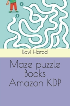 Paperback Maze puzzle Books Amazon KDP Book