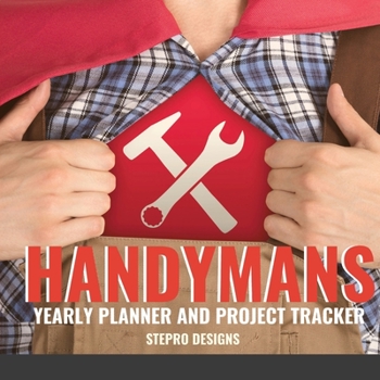 Paperback Handymans Yearly Planner and Project tracker Book