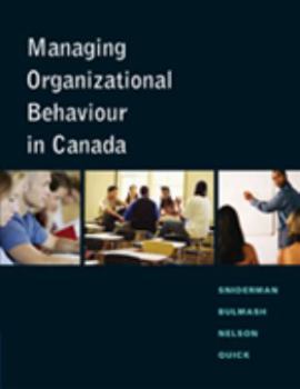 Paperback MANAGING ORGANIZATIONAL BEHAVIOUR IN CANADA. CDNED Book