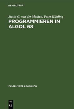 Hardcover Programmieren in ALGOL 68 [German] Book