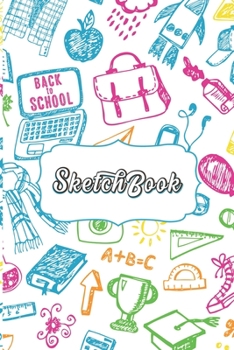 Paperback SketchBook: Notebook for Drawing, Doodling or Sketching: 100 Pages, ( Blank Paper Drawing and Write Journal ) Sketchbooks For Kids Book