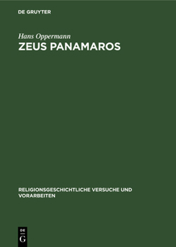 Hardcover Zeus Panamaros [German] Book