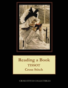 Paperback Reading a Book: Tissot Cross Stitch Pattern Book