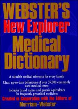 Hardcover Webster's New Explorer Medical Dictionary Book