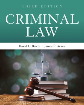 Paperback Criminal Law Book
