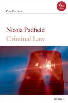 Paperback Criminal Law (Core Texts Series) Book