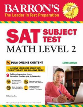 Paperback SAT Subject Test: Math Level 2 with Online Tests Book