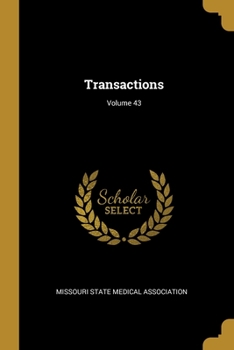 Paperback Transactions; Volume 43 Book