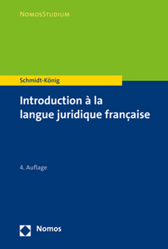 Introduction a la Langue Juridique Francaise