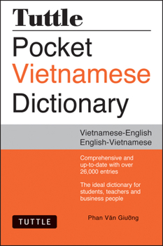 Paperback Tuttle Pocket Vietnamese Dictionary: Vietnamese-English / English-Vietnamese Book