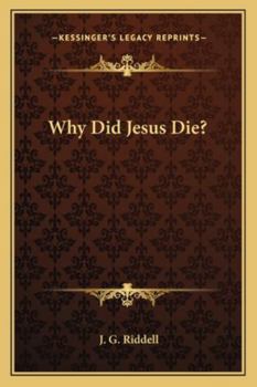 Paperback Why Did Jesus Die? Book