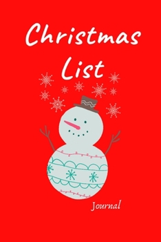 Christmas List  Journal: Christmas Notebook  Christian Happy Christmas Xmas Organizer Journal Planner, Gift List, Budget Party Planner, Bucket List,  Christmas Countdown, Record Guide