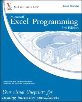 Paperback Excel Programming: Your Visual Blueprint for Creating Interactive Spreadsheets Book