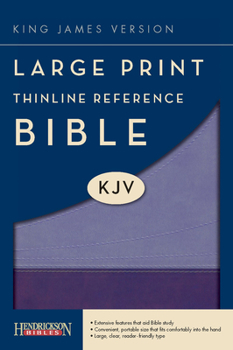 Imitation Leather Large Print Thinline Reference Bible-KJV [Large Print] Book
