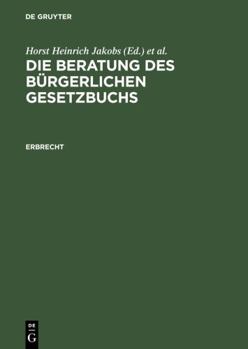 Hardcover Erbrecht: §§ 1922–2385 (German Edition) [German] Book