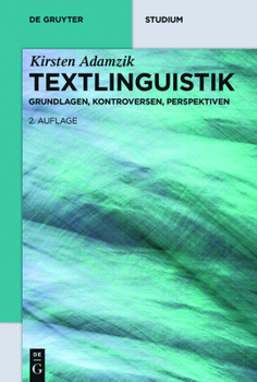 Paperback Textlinguistik [German] Book