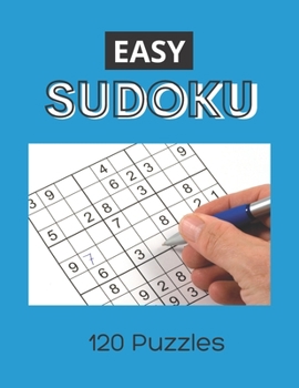 Paperback Easy Sudoku: 120 Sudoku Puzzles for Adults and Seniors [Large Print] Book