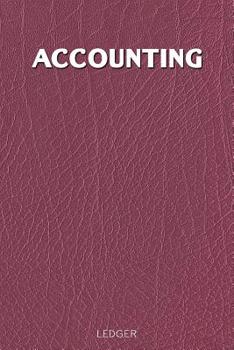 Paperback Accounting Ledger: Simple Ledger Cash Book, Accounting Ledger for Small Business, Ledger Notebook, Expense Record Book
