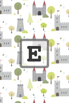 Paperback E: Initial Monogram Letter E College Ruled Notebook. Personalized Medium Lined Journal & Diary for Writing & Note Taking Book