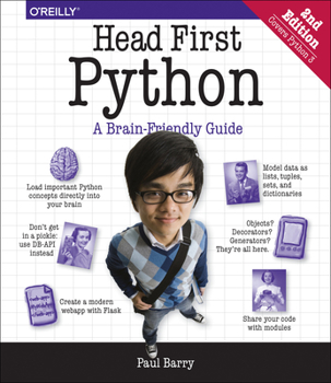 Paperback Head First Python: A Brain-Friendly Guide Book