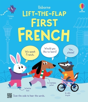 Board book Lift-The-Flap First French Book