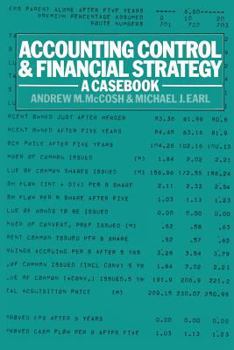 Paperback Accounting Control and Financial Strategy: A Casebook Book