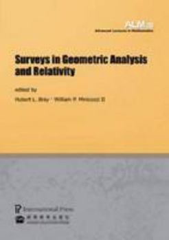 Paperback Surveys in Geometric Analysis and Relativity (volume 20 of the Advanced Lectures in Mathematics series Book