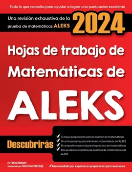 Paperback Guía de Estudio de Matemáticas ALEKS: Guía paso a paso para prepararse para el examen de matemáticas ALEKS [Spanish] Book