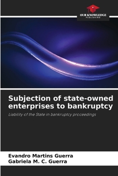 Paperback Subjection of state-owned enterprises to bankruptcy Book