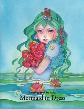 Paperback Mermaid in Dress: Coloring Book