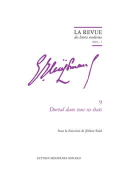 Paperback La Revue Des Lettres Modernes 2024-1: Durtal Dans Tous Ses Etats [French] Book