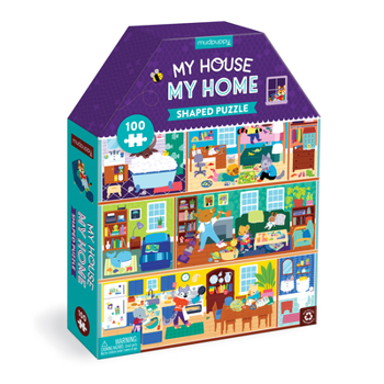Misc. My House, My Home 100 Piece House-Shaped Puzzle Book