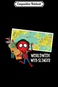 Composition Notebook: Marvel Spider-Man Far From Home Map  Journal/Notebook Blank Lined Ruled 6x9 100 Pages