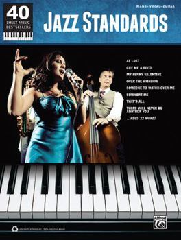 Paperback Jazz Standards: 40 Sheet Music Bestsellers Series Book