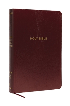 NKJV, Reference Bible, Super Giant Print, Leather-Look, Burgundy, Red Letter Edition, Comfort Print: Holy Bible, New King James Version