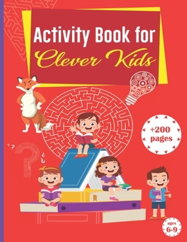 Paperback Activity Book for Kids Anger Management ages 6-9: Jumbo Book: Mazes Coloring pages Letter tracing Word search puzzles Connect the dots Where is my sha Book