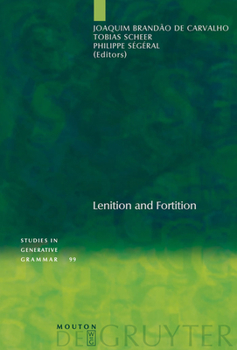 Hardcover Lenition and Fortition Book