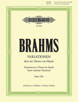 Paperback Variations on a Theme by Haydn Op. 56b for 2 Pianos: Saint Anthony Variations Book