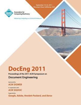 Paperback DocEng 2011 Proceedings of the 2011 ACM Symposium on Document Engineering Book