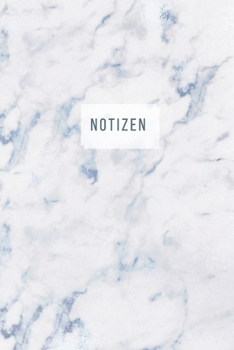 Notizen: Blanko Marble Blau Motiv Heft für Aufzeichnungen Lettering Handschrift zum Selbstgestalten | ein Tolles und Kreatives Geschenk (German Edition)