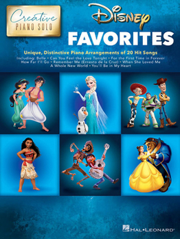 Paperback Disney Favorites - Creative Piano Solo Book