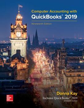 Spiral-bound Computer Accounting with QuickBooks 2019 Book