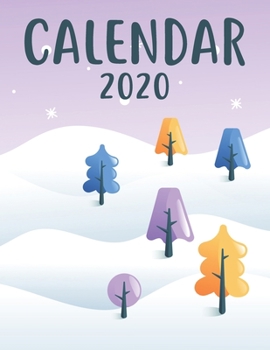 Winter Calendar 2020: Winter Calendar 2020 / Teacher Planner Notebook Gift for taking notes 120 Pages / 8.5x11 Winter Holidays