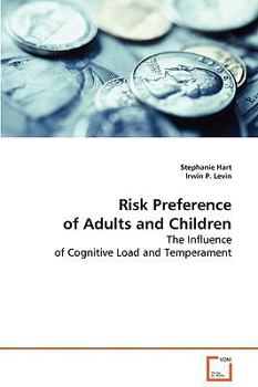 Paperback Risk Preference of Adults and Children Book