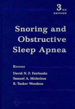 Hardcover Snoring and Obstructive Sleep Apnea Book