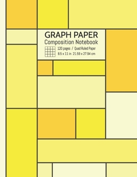 Graph Paper Composition Notebook: Grid Paper Notebook, Quad Ruled 4x4 (4 squares per inch) - 120 numbered pages in large size 8.5x11"