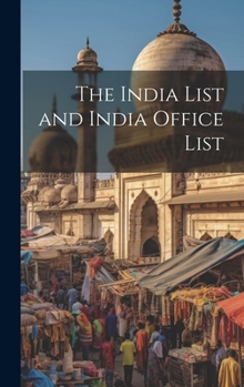 Hardcover The India List and India Office List Book